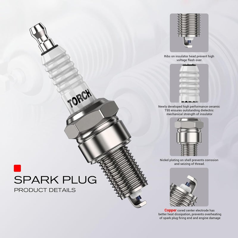 TORCH A7RTC. Spark Plug Replace for KTM NGK Spark Plug - LR8B, OEM, ea - Image 2